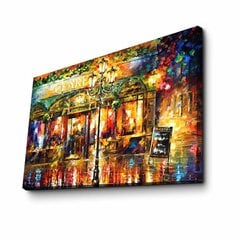 Reprodukcija Misty cafe (Leonid Afremov) kaina ir informacija | Reprodukcijos, paveikslai | pigu.lt