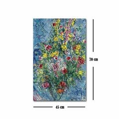 Reprodukcija Gėlių puokštė (Markas Šagalas) kaina ir informacija | Reprodukcijos, paveikslai | pigu.lt