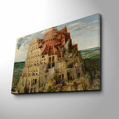 Репродукция La Torre di Babele (Pieter Bruegel) цена и информация | Репродукции, картины | pigu.lt
