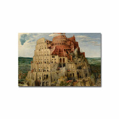 Репродукция La Torre di Babele (Pieter Bruegel) цена и информация | Репродукции, картины | pigu.lt