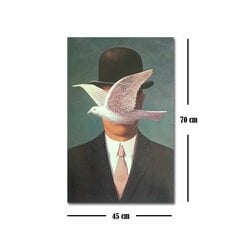 Репродукция Man in a bowler hat (Rene Magritte) цена и информация | Репродукции, картины | pigu.lt