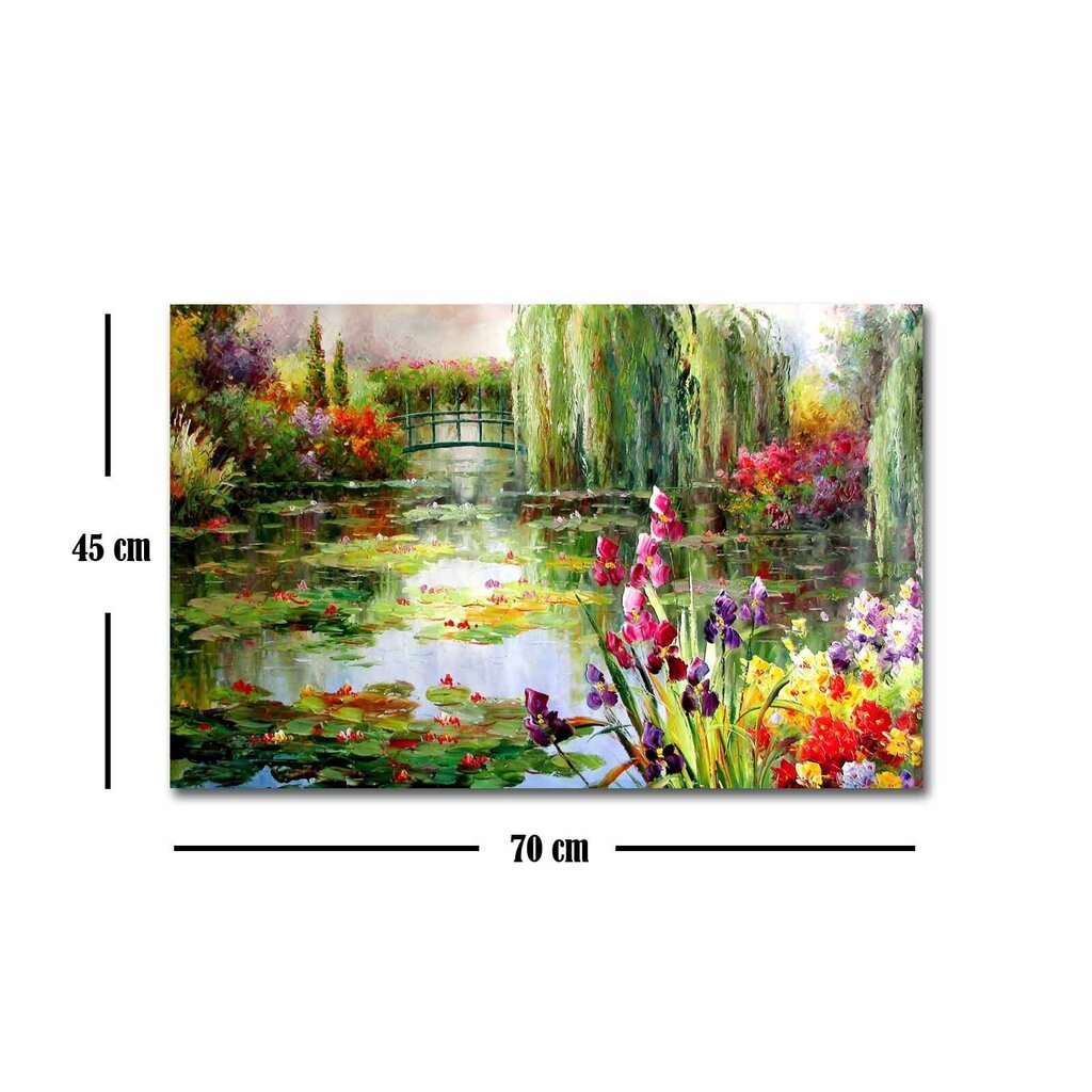 Reprodukcija Water Lilies (Claude Monet) kaina ir informacija | Reprodukcijos, paveikslai | pigu.lt