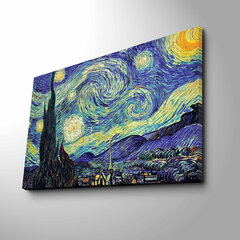 Reprodukcija Starry Night (Vincent Van Gogh) kaina ir informacija | Reprodukcijos, paveikslai | pigu.lt