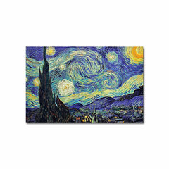 Reprodukcija Starry Night (Vincent Van Gogh) kaina ir informacija | Reprodukcijos, paveikslai | pigu.lt