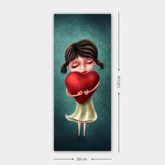 Репродукция Девушка с сердцем цена и информация | Репродукции, картины | pigu.lt