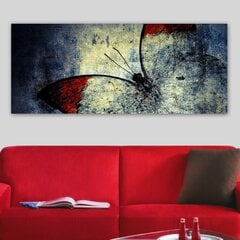 Репродукция на холсте Бабочка, 50x120 см цена и информация | Репродукции, картины | pigu.lt