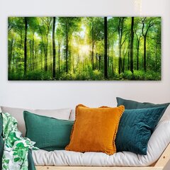 Reprodukcija ant drobės Miškas, 50x120 cm kaina ir informacija | Reprodukcijos, paveikslai | pigu.lt