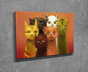 Репродукция Кошки цена и информация | Репродукции, картины | pigu.lt