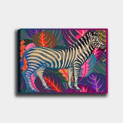 Reprodukcija ant drobės Zebras kaina ir informacija | Reprodukcijos, paveikslai | pigu.lt