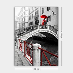 Репродукция Парочка под красным зонтом цена и информация | Репродукции, картины | pigu.lt