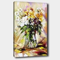 Reprodukcija Gėlių puokštė vazoje kaina ir informacija | Reprodukcijos, paveikslai | pigu.lt