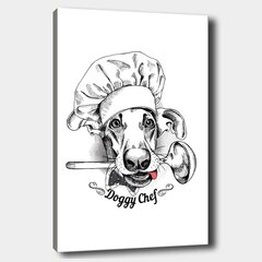 Reprodukcija Doggy chef kaina ir informacija | Reprodukcijos, paveikslai | pigu.lt
