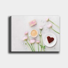 Репродукция Цветы и кофе цена и информация | Репродукции, картины | pigu.lt