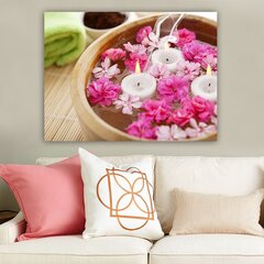 Reprodukcija Žvakės ir gėlės kaina ir informacija | Reprodukcijos, paveikslai | pigu.lt