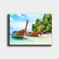 Репродукция Лодка на побережье цена и информация | Репродукции, картины | pigu.lt