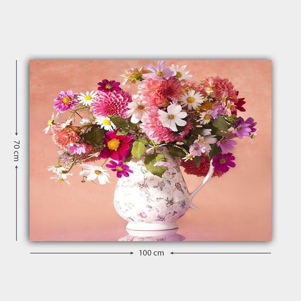 Reprodukcija Vaza su gėlėmis kaina ir informacija | Reprodukcijos, paveikslai | pigu.lt