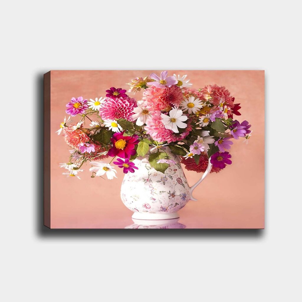 Reprodukcija Vaza su gėlėmis kaina ir informacija | Reprodukcijos, paveikslai | pigu.lt