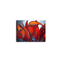 Репродукция Красные цветы цена и информация | Репродукции, картины | pigu.lt