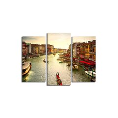 Репродукция из трех частей Венеция цена и информация | Репродукции, картины | pigu.lt
