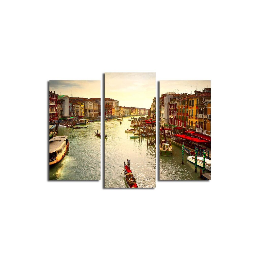 Trijų dalių reprodukcija Venecija kaina ir informacija | Reprodukcijos, paveikslai | pigu.lt