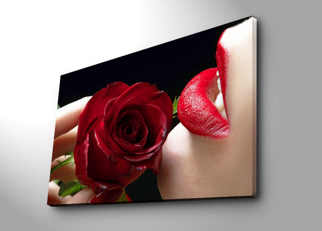 Reprodukcija Rožės žiedas ir lūpos цена и информация | Reprodukcijos, paveikslai | pigu.lt