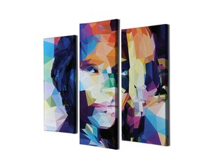 Картина DKD Home Decor 90 x 3 x 190 cm Колониальный (3 штук) цена и информация | Репродукции, картины | pigu.lt