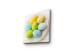 Репродукция Пасхальные яйца на белой тарелке цена и информация | Репродукции, картины | pigu.lt