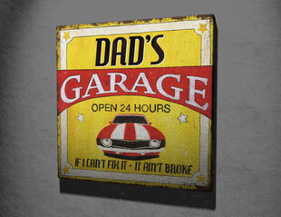 Reprodukcija Dad's Garage kaina ir informacija | Reprodukcijos, paveikslai | pigu.lt