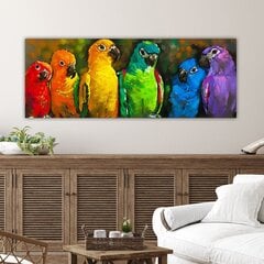 Репродукция Цветные попугаи цена и информация | Репродукции, картины | pigu.lt