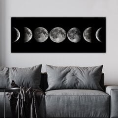 Reprodukcija ant drobės Mėnulis, 30x80 cm kaina ir informacija | Reprodukcijos, paveikslai | pigu.lt