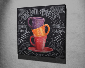 Reprodukcija Spalvingi kavos puodeliai kaina ir informacija | Reprodukcijos, paveikslai | pigu.lt