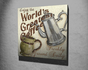Reprodukcija World's Greatest Coffee kaina ir informacija | Reprodukcijos, paveikslai | pigu.lt