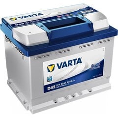 Аккумулятор VARTA BLUE 60AH 540A D43 цена и информация | Akumuliatoriai | pigu.lt