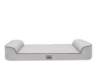 Hobbydog лежак Elegant Light Grey, XL, 100x64 см цена и информация | Лежаки, домики | pigu.lt
