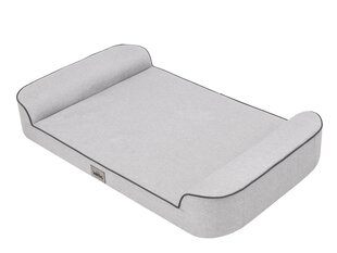 Hobbydog лежак Elegant Light Grey, XXL, 120x80 см цена и информация | Лежаки, домики | pigu.lt