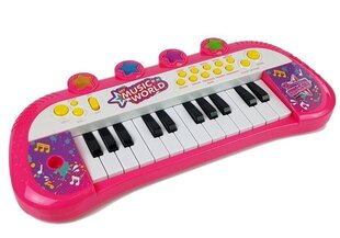 Pianinko Keyboard 24 klawisze Różowe цена и информация | Развивающие игрушки | pigu.lt