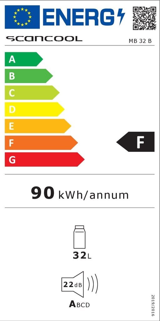 Scandomestic MB 32B цена и информация | Šaldytuvai | pigu.lt