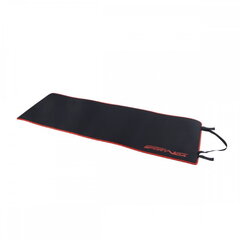 Коврик гимнастический SportVida Neoprene, 180х60х0.6 см, черный/красный цена и информация | Коврики для йоги, фитнеса | pigu.lt