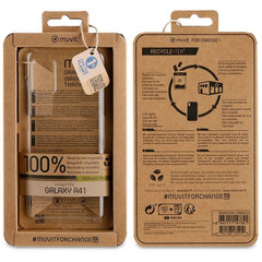 Samsung Galaxy A41 Recycletek Cover By Muvit Transparent kaina ir informacija | Telefono dėklai | pigu.lt