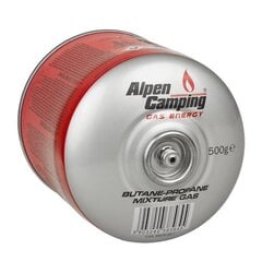 Turistinis dujų balionas Alpen Camping, 500g. цена и информация | Газовые горелки, баллоны | pigu.lt