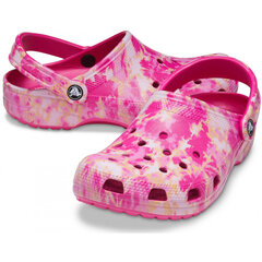 Женские тапочки Crocs™ Classic Bleach Dye Clog 146931 цена и информация | Комнатные тапки женские | pigu.lt