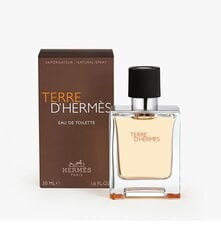 Tualetinis vanduo Hermes Terre d'Hermes EDT vyrams 50 ml kaina ir informacija | Hermès Kvepalai, kosmetika | pigu.lt