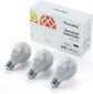Išmaniosios LED lemputės Nanoleaf Essentials Smart A19 9W 1100lm, 3 vnt kaina ir informacija | Elektros lemputės | pigu.lt