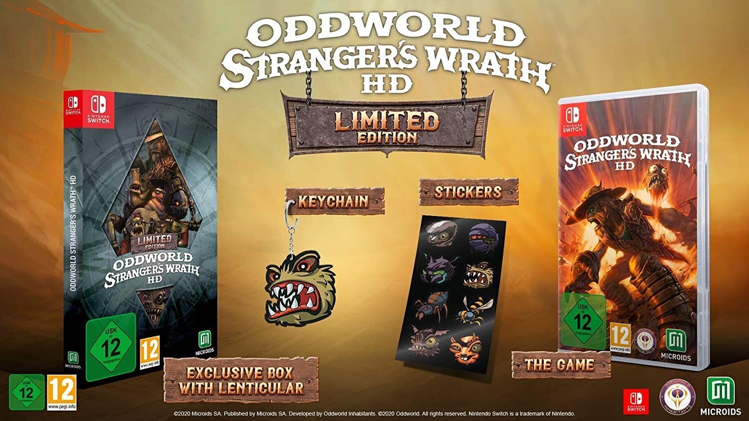 Oddworld: Stranger's Wrath HD: Limited Edition, Switch kaina ir informacija | Kompiuteriniai žaidimai | pigu.lt