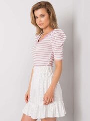 Женская блуза в бело-розовую полоску цена и информация | Женские блузки, рубашки | pigu.lt