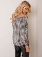 Испанская блузка с выкройками Sublevel, чёрная цена и информация | Женские блузки, рубашки | pigu.lt