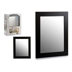 Настенное зеркало Чёрный Деревянный полистирол (39 x 2 x 49 cm) (1 uds) цена и информация | Зеркала | pigu.lt