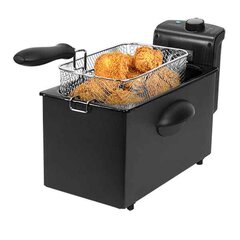 Фритюрница Cecotec CleanFry 3000 3 L 2180 W Чёрный цена и информация | Фритюрницы | pigu.lt