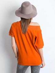 Хлопковая блузка, темно-оранжевого цвета цена и информация | Женские блузки, рубашки | pigu.lt