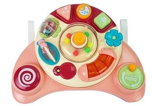 Lean toys Interaktyvus muzikinis žaislas vaikams, rausvas kaina ir informacija | Žaislai kūdikiams | pigu.lt